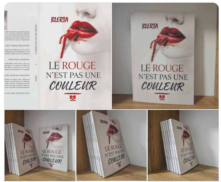Doli nga shtypi libri me poezi në gjuhën frënge “LE ROUGE N’EST PAS UNE COULEUR” i autores Blerta Tmava Veselaj